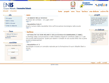 Tablet Screenshot of enis.indire.it